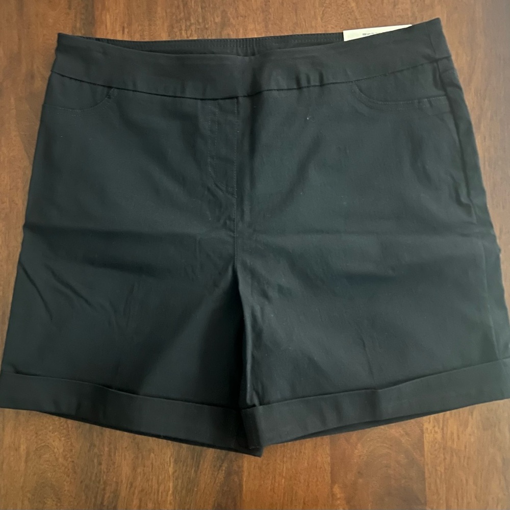 Soft Surroundings Black Super Stretch Shorts